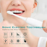 Rechargeable Electric Toothbrush with Soft Bristles and Smart Timer