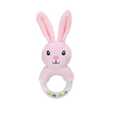 Plush Elephant Baby Rattle Toy – Soft Teether & Musical Hand Bell for Newborns
