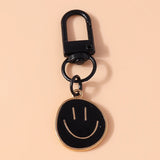 Trendy Smile Face Keychain for Women – Cute Alloy Bag Charm & Key Ring