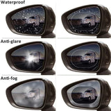 Película impermeable para espejo retrovisor de coche, 6 piezas: ¡conduzca con seguridad en cualquier clima!