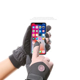 Winter Unisex Snowboard Ski Gloves PU Leather Non-slip Touch Screen Waterproof Motorcycle Cycling Fleece Warm Snow Gloves