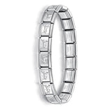 Stainless Steel Hologram Bracelet – Stylish & Durable Unisex Link Chain Jewelry