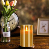 Velas LED sin llama: velas parpadeantes realistas a batería con control remoto y temporizador