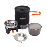 Professional Camping Stove System with Heat Exchanger Pot & Piezo Ignition