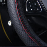 Universal Microfiber Leather Steering Wheel Cover – Four Season Breathable Skidproof Grip