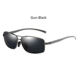 Men’s Polarized Sunglasses – UV400 Protection & Classic Rectangular Design