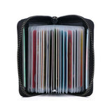 RFID Blocking Leather Wallet – Stylish Credit Card Holder with 20 Slots for Men