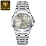 Men's Luxury Military Watch – Stainless Steel, Waterproof, Luminous, Date & Week Display