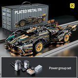 RC Building Block Car Kit – DIY Remote Control Toy with Motors & Battery for Teens and Adults