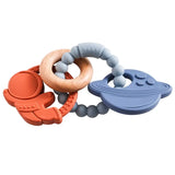 Cartoon Silicone Baby Teether – Safe, Non-Toxic, BPA-Free, and Perfect for Gum Relief