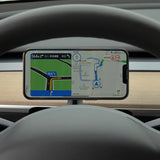 Magnetic Wireless Car Charger Mount for Tesla Model 3/Y (2019-2023) - Alloy Phone Holder