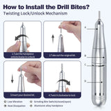 High-Speed Electric Nail Drill Kit for Professional and DIY Manicure