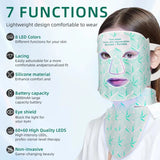 8-Color LED Face & Neck Mask for Anti-Aging, Acne, and Skin Rejuvenation