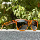 KDEAM Unisex Polarized Square Sunglasses – UV400 Anti-Blue Light Eyewear for Driving, Fishing & Computer Use
