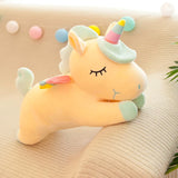 Rainbow Unicorn Plush Toy - Soft Stuffed Animal Pillow for Girls & Adults