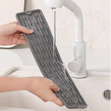 Heat-Resistant Silicone Faucet Drain Pad – Reusable Kitchen and Bathroom Mat for Dry, Clean Surfaces
