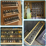 12 tarros de especias de vidrio con tapas de metal, salero, pimentero, recipientes para condimentos, organizador de especias, juego de tarros de especias de cocina de 120 ml