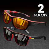2PCS Polarized UV Protection Sunglasses – Ultimate Sun Shades for Summer!