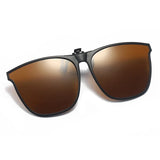 Fashionable Polarized Myopia Glasses Clip – Night Vision & UV Protection for Drivers