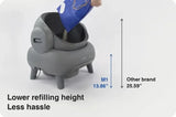 Caja de arena para gatos inteligente y automática con autolimpieza: grande, silenciosa, con control de olores y controlada por aplicación