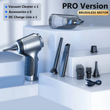 15000Pa Cordless Car Vacuum Cleaner - Powerful Wet/Dry Handheld Vacuum for Home & Auto