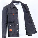Men’s Lightweight Denim Jacket – Casual Spring & Autumn Outerwear