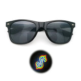 3D Prism Diffraction Sunglasses – Rainbow Kaleidoscope Rave Eyewear