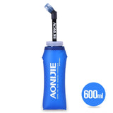 Botella de agua plegable Soft Flask de 250 ml/500 ml, paquete de hidratación sin BPA para correr, hacer senderismo y andar en bicicleta