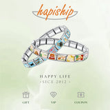 Pulsera de eslabones de cadena de acero inoxidable para mujer: joyería con diseño animal clásico 