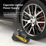 150PSI Portable Electric Tire Inflator with LED Light & Auto Shut-Off – 12V Car Air Compressor