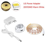 Motion Sensor LED Strip Lights - Self-Adhesive, Waterproof, Adjustable Time Delay for Home, Closet, and Kitchen