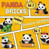 Cute Panda Building Blocks Set – DIY Educational Assembly Toy for Kids