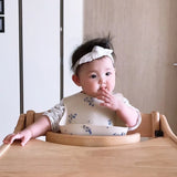 Babero de silicona con dibujos animados para bebés: babero de alimentación suave, impermeable y ajustable para niños pequeños (1 a 3 años)