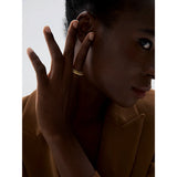 Minimalist 18K Gold Plated Stainless Steel Open Ring – Elegant & Timeless Jewelry
