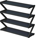 Maximize Your Space with This Sleek, Free-Standing 4-Tier Shoe Rack