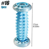 Spiky Massage Ball & Foot Roller Set - Deep Tissue Therapy for Plantar Fasciitis & Muscle Pain