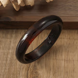Vintage Geometric Resin Bangle – Bold Cuff Bracelet for Women