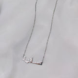 Custom Arabic Name Necklace – Personalized Stainless Steel Nameplate Pendant