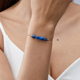 Trendy Unisex Stone Charm Bracelet – Stylish Rope Chain Jewelry