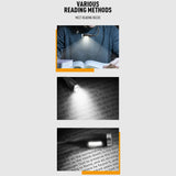 LED Neck Reading Light – Rechargeable, Adjustable Brightness, Hands-Free Book Light for Reading, Camping, and Night Running
