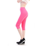 High-Waisted Capri Leggings with Pockets – Tummy Control Workout Yoga Pants