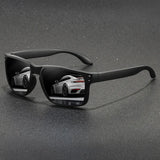 Men's Polarized Sunglasses – UV400 Protection & Anti-Glare Rectangle Frames
