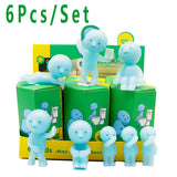 Glow-in-the-Dark Smiski Mystery Blind Box Figures - Collectible Anime Vinyl Toys
