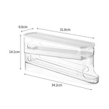2-Tier Automatic Egg Dispenser for Refrigerator – Rolling Fridge Egg Organizer with Ladder Design