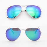 FOENIXSONG Fashion Pilot Round Gradient Mirror Sunglasses for Men & Women