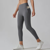 Seamless High-Waist Booty-Lifting Leggings for Women – Stretchy Nylon Tummy Control Pants