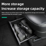 Tesla Model Y Under Seat Storage Box | Hidden Console Organizer Bin for Front & Rear Seats