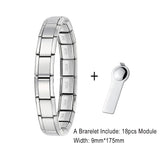 Classic Stainless Steel Link Chain Bracelet for Men & Women