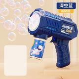 Astronaut Bubble Rocket Launcher - Automatic Bubble Blaster for Kids Outdoor Play