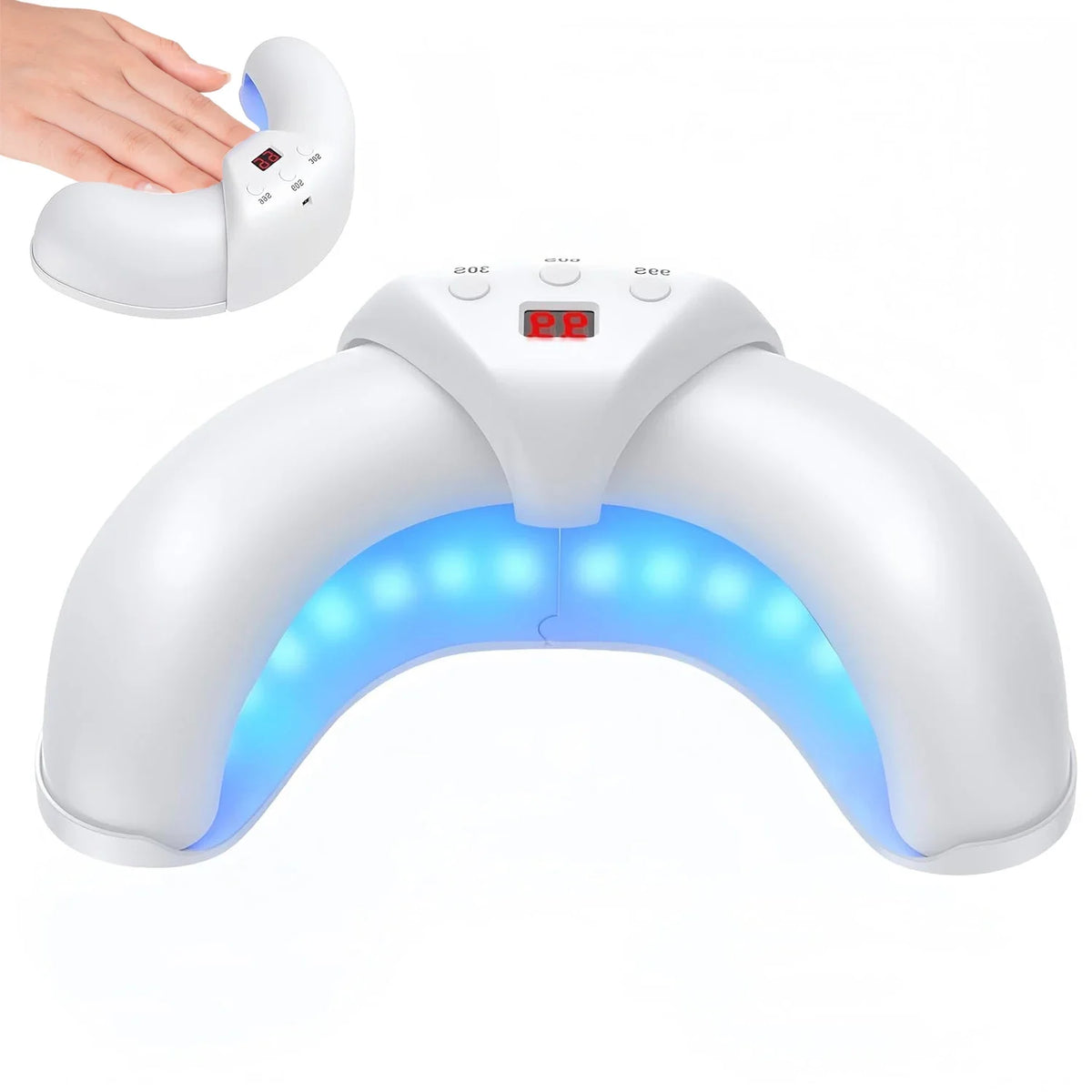 Portable 45W UV Nail Lamp – Compact Nail Dryer for Gel & Acrylic Nails